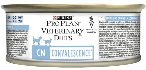 Purina Pro Plan Veterinary Diets Feline CN Convalescence | 24 x 195 g | Diät-Alleinfuttermittel für Katzen | Zur Gewichtszunahme und Rekonvaleszenz | Enthält Zink und Arginin