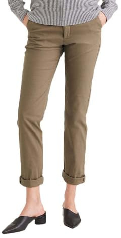 Dockers Pantalon Chino Fin de Semaine pour Femme - Coupe ajustée - Décontracté, Petit, 28W