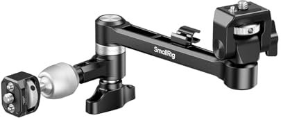 SMALLRIG Magic Arm with 360° Ball Head & Damping Arm, Monitor Mounts Designed for Shoulder or Tripod Shooting, Built-in Cable Organizer, 2.0kg (4.4lb) Load, 145mm (5.7) Length - 5141