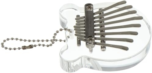 Homoyoyo Tragbares Daumenklavier Kalimba 8 Tasten Kleiner Fingerklavier aus Kristall für Anfänger Erwachsene Geschenk