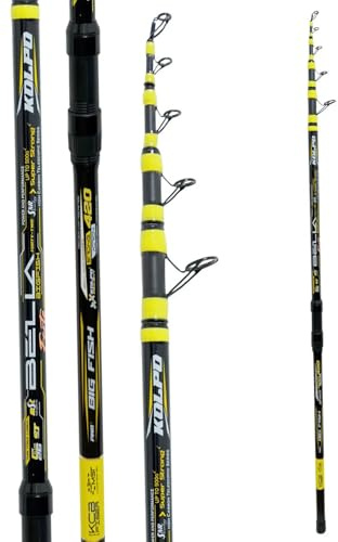 Kolpo Bellaforte Canna da Pesca per Storioni e Siluri, 4,20 m, per Acque Dolci
