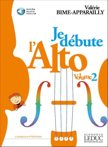 Valerie bime-apparailly : je debute l'alto - vol. 2 - recueil + accès audio en ligne