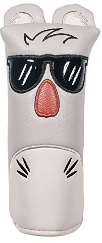 SHABIER Cubierta de palo de golf para palo de golf Mid Mallet Club Protector de cuero PU cierre magnético de la barra para Scotty Cameron Taylormade Odyssey (f)