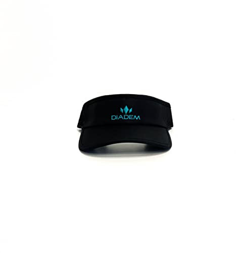 Diadem Select Tennis Visor â Ultra-Lightweight, Moisture-Wicking DryCore Cap with Adjustable Fit â ITF Approved for High-Performance Play (Black)