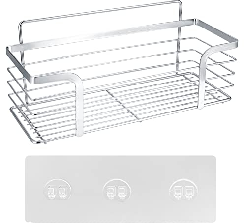 YiPHomn Duschkörb Ohne Bohren, Duschablage Selbstklebend, Duschregal zum Hängen, Badezimmer Duschkorbe Badregal Wandablage Edelstahl