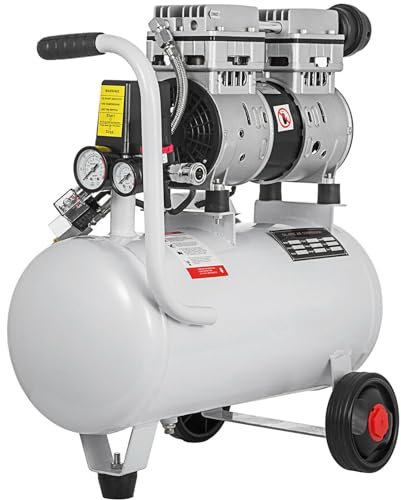 Air Compressor Whisper, Compressor Oil Free, 25L 750W 58dB Silent Compressed Air