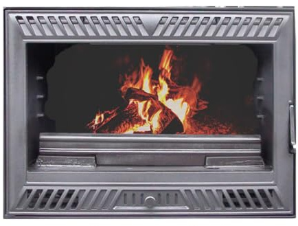 EIDER BIOMASA - Insert INUK Iron 70 VENTILADA - Insertable de Leña Ventilado 8 kW - Compacto 52x45x69 cm - hasta 135 m³ - Eficiencia Energética Clase A - Entera en funcidión
