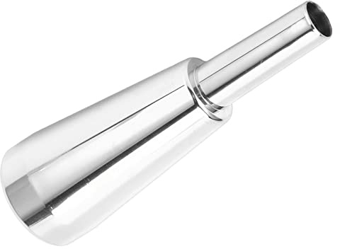 Alomejor Plus épais Plus Lourd en Métal Bouche Buccale 3c Plaquée en Argent Durable pour les Pièces de Trompette (SILVER)