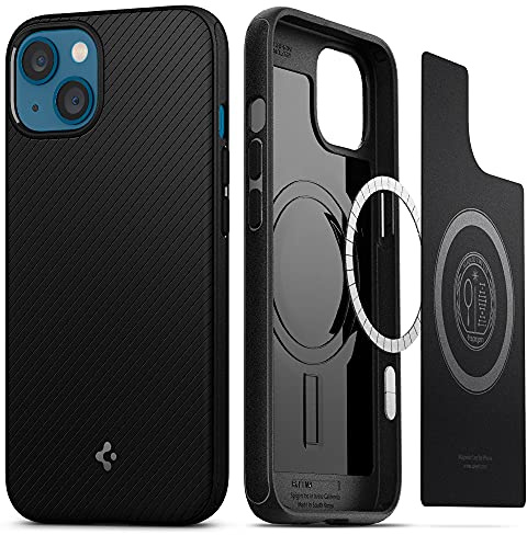 Spigen Mag Armor MagFit Case Compatible with iPhone 13 mini - Matte Black