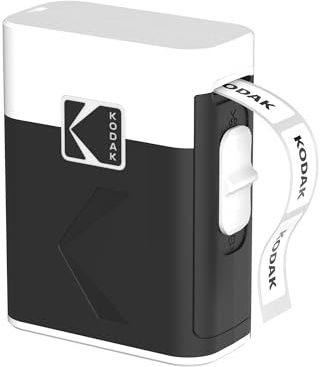 Kodak New Label Era M50 Imprimante Instantanée d'étiquettes (Blanc, Imprimante + 1 Rouleau de Papier)
