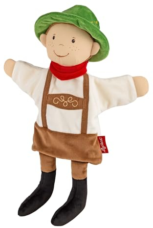 sigikid 43344 Handspielpuppe, beige/Seppl, OneSize