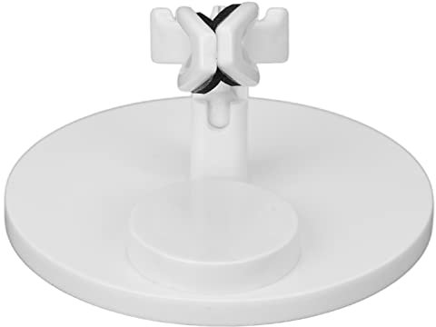 Porte-bouteille de Vernis à Ongles, Support de Vernis à Ongles Inclinable, Prise Intelligente, Inclinable, Base Large avec Pieds de Pincement (WHITE)