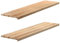 vidaXL Fensterbänke 2 Stk. Unbehandelt 160x40x2 cm Massivholz Eiche, Fensterbrett, Holz Treppenstufe, Holz Fensterbrett, Fensterbank Eichenholz