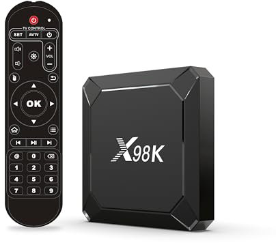 Android Box 13.0, Android TV Box 4GB RAM 32GB ROM RK3528 Quad-Core Arm Cortex-A53 Unterstützung WiFi6 BT5.0 10/100M LAN Enternet 2.4G/5G HD 8k TV Box Android