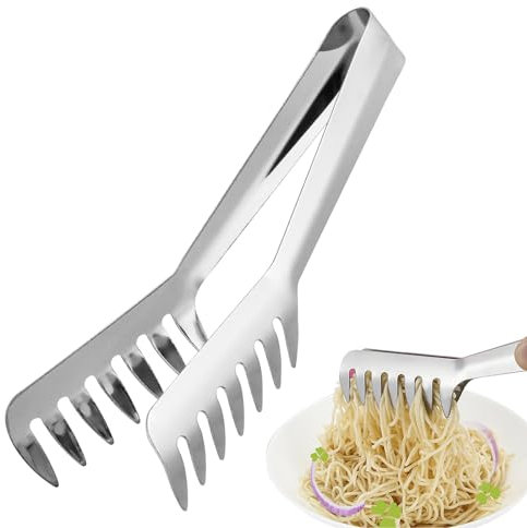 Pince à Spaghettis, Pince à Spaghetti Acier Inoxydable, Pince à Salade, Pince Universelle, Pour la Cuisson des Pâtes, Spaghettis, Salades