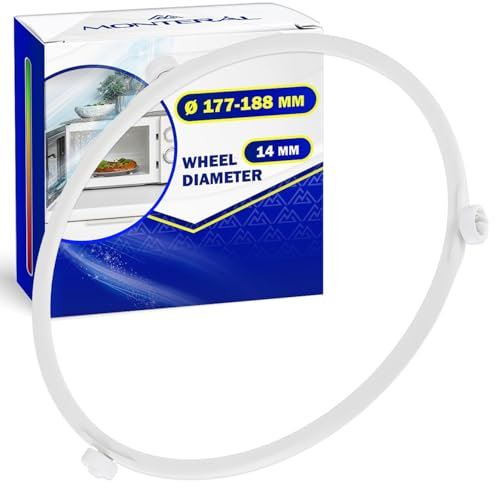 MONTERAL Plateaux Tournants pour Micro-Ondes Ø188 mm - Garantie de 10 Ans