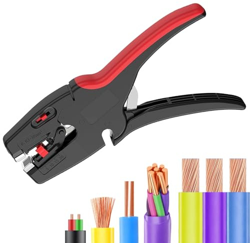 Tbintul Pince à Dénuder Automatique, 2 en 1 Pince à Dénuder, , coupe-fil multifonction 0,03-10 mm², pour électricité, automobile, électronique
