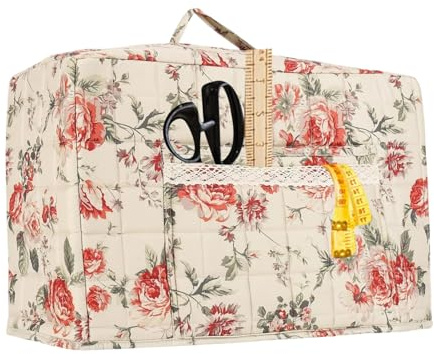 Skydd för symaskin - Bärbart Boho Blommigt Tryckfodral för Serger | Högdensitetshölje för Symaskin, För Resor, Utomhus, Hem, Labb, Arbetsrum Och Kontor