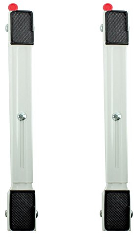 SPARES2GO Adjustable Extendable Appliance Trolley Roller Wheels for Washing Machine