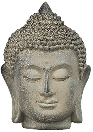 Folpus Buddha Kopf Statue, Figur, Fengshui Veranda, Büro, Schreibtisch, Dekorative