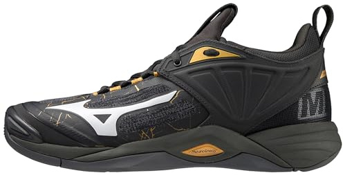Mizuno Wave Momentum 2 V1GA211241, Mens Volleyball Shoes, Black, 50 EU
