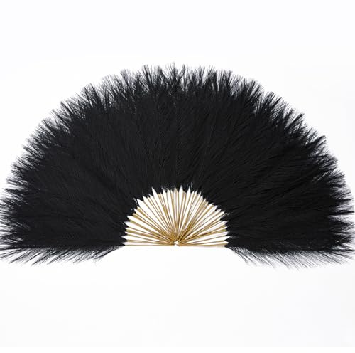Serwalin 60pcs Black Pampas Grass,Artificial Pampas Grass 45cm,Fluffy Faux Pampas Grass Decor for Boho Decor,Living Room,Home,Vase Filling,Wedding