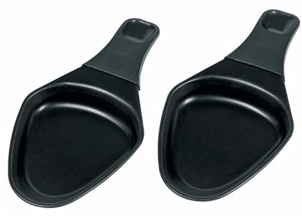 LUTH Premium Profi Parts Lot de 2 poêlons ovales compatibles avec Tefal Xa400102 avec revêtement antiadhésif pour raclette et grill