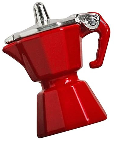 Kisangel Mini Coffee Machine Model for Dolls House Kitchen Miniature Machine Model Simulation Mini House Ornament