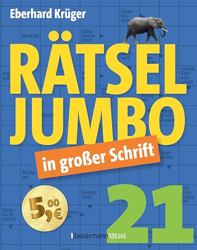 Rätseljumbo in großer Schrift 21