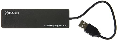 TELLUR Basic USB Hub, 4 Puertos, USB 2.0, Negro
