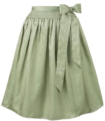 Stockerpoint Delantal Corinna Dirndl para mujer, verde claro, talla única
