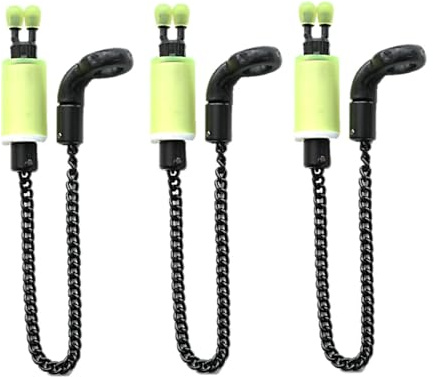 3 TBNS Bite Indicators Bobbins Carp fishing Tackle for Bite Alarms and bank sticks (Green)