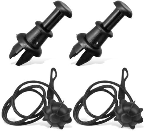 Lot de 2 sangles de maintien universelles pour coffre de voiture - Pour Volkswagen Golf MK6 Audi Skoda - 45 cm