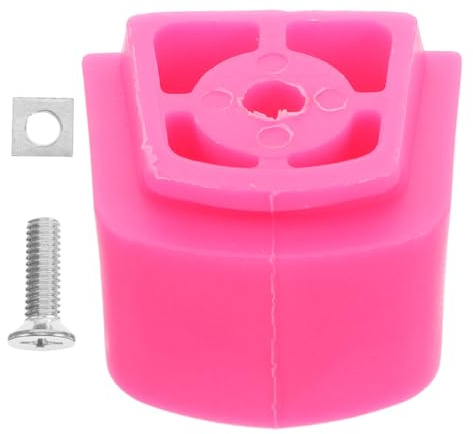 BIUDECO Pastilla de Freno para Patines Infantiles Rosa, Accesorio Antideslizante de Goma y Acero Inoxidable, para Mayor Seguridad en Patines en Línea y Ruedas
