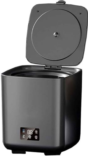 Lavadora automática, minilavadora de 10 l con desagüe, lavadora portátil inteligente con 4 velocidades, control táctil LCD, ideal for viajes, hogar, ropa de bebé, camping y autocaravanas.
