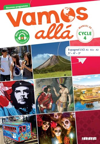 Vamos allá - Cycle 4 (5e, 4e, 3e) - Espagnol LV2 (A1, A1+, A2) - Manuel de l'élève