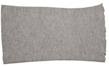 tevirP Unisex Bauchband, 100% Merinowolle, für Bauch, Nierenwärmer, Haramaki, Schwanger, Damen und Herren, gestrickt Gr. 80, hellgrau