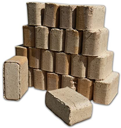 Kifer Holzbriketts für Kamin Ofen 20KG Brennholz Heizbrikett - 17 Mj/KG - aus sauber Sägemehl - umweltfreundlich - wirtschaftlich