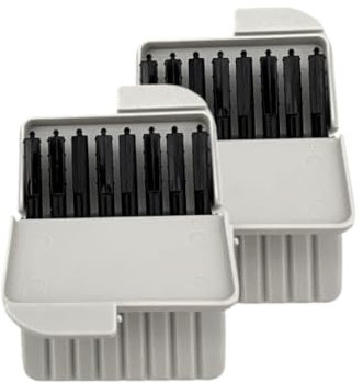 DIREKT CeruStop Cerumenfilter - Filter Für Hörgeräte - 1,3 mm Durchmesser - Für Viele Phonak, Widex & Signia Geräte - 16 Stück - 2er Pack - Grau