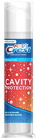 Crest Kid's Cavity Protection Toothpaste for Kids (children and toddlers 2+), Sparkle Fun Flavor, 4.2 ounces (Pack of 6)