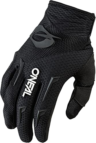 O'NEAL | Fahrrad- & Motocross Handschuh | Kinder | MX MTB DH FR Downhill Freeride | Langlebige, Flexible Materialien, belüftete Handinnenfäche | Element Youth Glove | Schwarz Weiß | Größe L