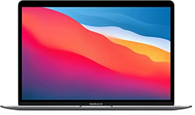 2020 Apple MacBook Air Laptop: Apple M1 Chip, 13 Retina Display, 8 GB RAM, 256 GB SSD Speicher, Beleuchtete Tastatur, FaceTime HD Kamera, Touch ID, Space Grau