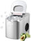 SMETA Ice Maker Machine | Compact Portable Countertop Ice Cube Maker with 2.2L Tank | Small Ice Maker in Under 10 Mins no Plumbing Required | Self Cleaning | Includes Scoop & Removable Basket (Silver)