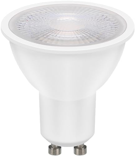 goobay 65377 bombilla led gu 10 / Bombillas led/LED GU 10 bombillas/halogenos led bajo consumo/casquillo gu10 / no regulable/Consumo 8 kWh/1.000 h/Luz blanca cálida 3000K