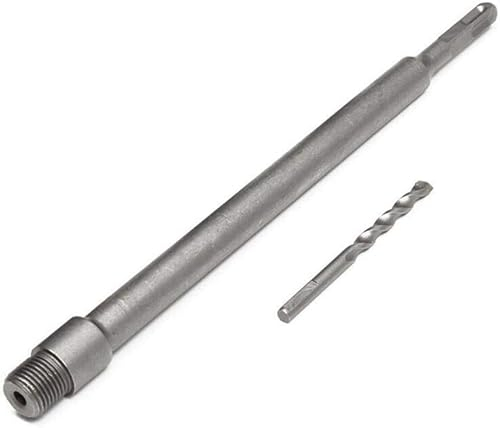 Asta per fresa a tazza con barra di prolunga e attacco SDS Plus da 35 cm in widia attacco su carotatrice a vite M22