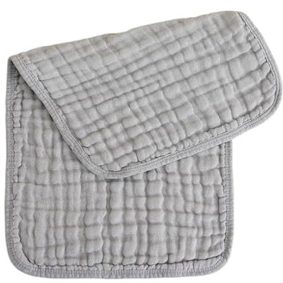 ISAKEN Musselintücher für Babys, 25x50cm, Baumwolle Weiche Spucktücher Baby, Baby Waschlappen Neugeborene, atmungsaktive und Mullwindeln Spucktücher Wickeltücher für Jungen und Mädchen