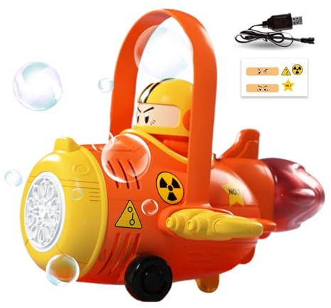 XIAOXIAOYU Pratico bastone per bolle di sapone automatico, strumento manuale per la produzione di soffiatori elettrici, giocattolo portatile per esterni, per ragazze, bambini, adolescenti