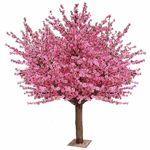 Konstgjort persikoträd, silke körsbärsblomma för bröllop, hem, kontor, gör-det-själv trädgårdsdekor