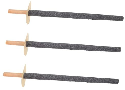 GALPADA 3pezzi Torce Da Portatili in Legno Con Picchetto Per Decorazioni Da Per Patio e Cortile Per All e Attività Avventurose