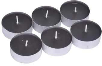 Homéa, Set de 6 Bougies Maxi Chauffe-Plat Essentiel Parfum Bois de Cedre